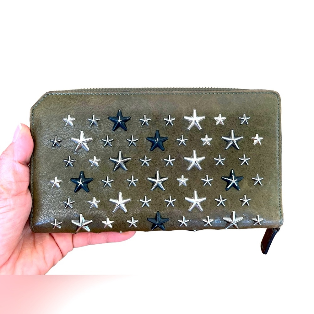 Jimmy Choo zippy long wallet